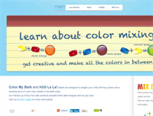 Tablet Screenshot of colormybath.com